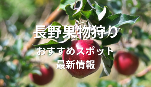 長野の果物狩りガイド＆おすすめスポット、最新お役立ち情報